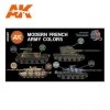 AK Interactive AK11661 3G MODERN FRENCH ARMY COLORS 6x17 ml